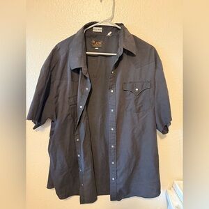 Vintage black men’s western Shirt